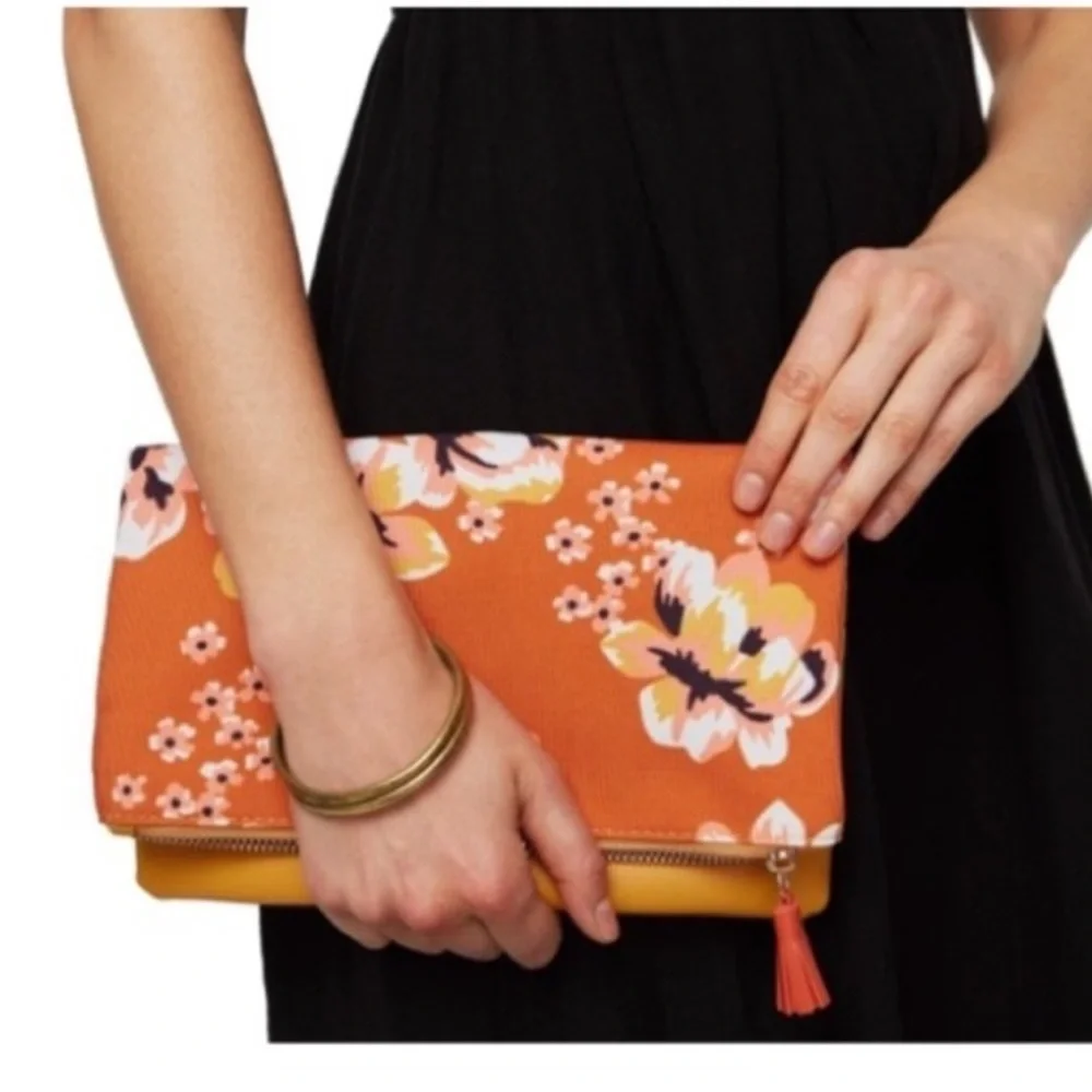 Rachel‎ pally fold over  new in bag clutch